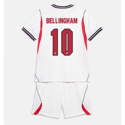Englanti Jude Bellingham #10 Koti Peliasu Lasten MM-kisat 2026 Lyhythihainen (+ Lyhyet housut)